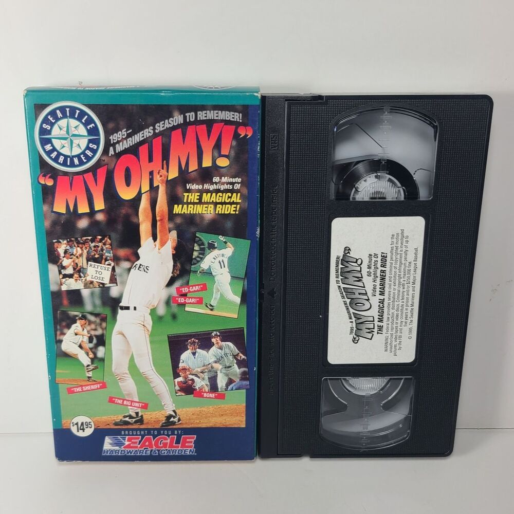 Seattle Mariners American League Champs My Oh My! MLB  (VHS, 1995) Excellent